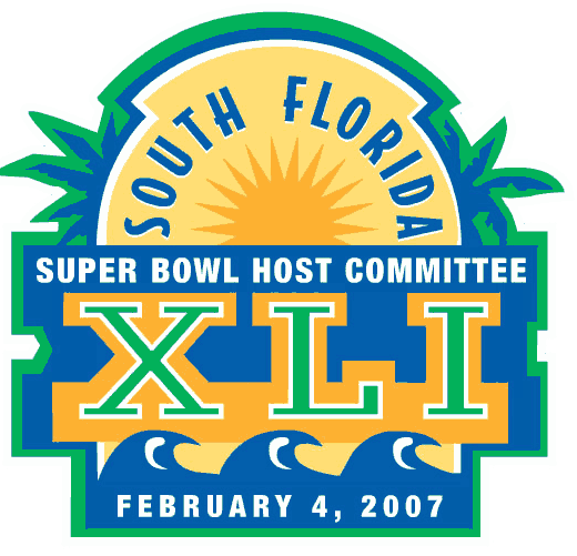 Super Bowl XLI Alternate 02 Logo vinyl decal